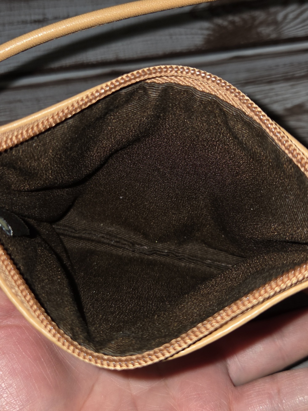 Coach Tan Butter Smooth Leather Wrislet Wallet Coin Purse Small - Picture 6 of 13